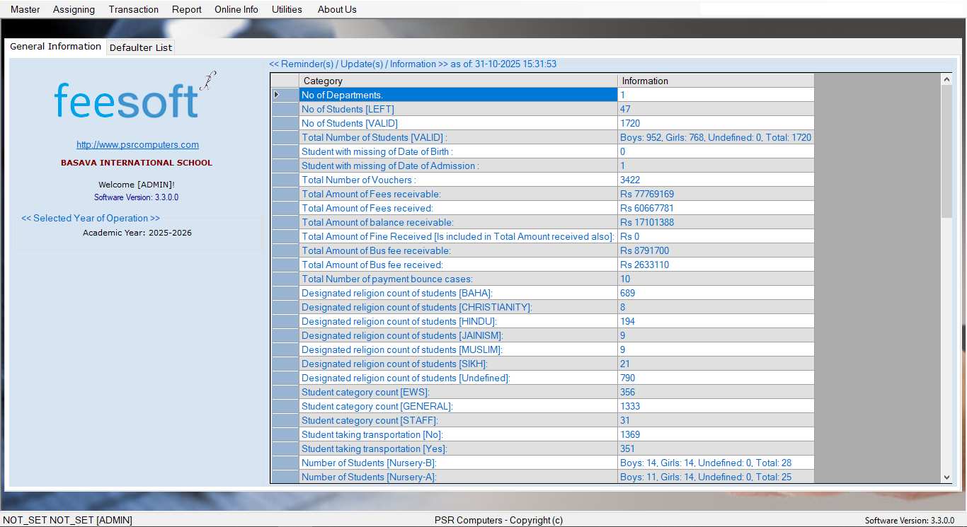 PaySoft Dashboard Overview